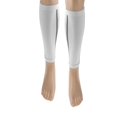 thumbnail image 2 of 4 unids/set correr deportes compresión pantorrilla pierna manga Shin soporte Blanco rojo kusrkot Manga de la pantorrilla de la pierna de compresión, 2 of 8
