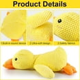 thumbnail image 3 of Mellow Dog Calming Duck, 2025 New Yellow Duck Dog Toy, The Mellow Dog Duck, Calming Duck Dog Toy, The Mellow Dog Calming Pillow, Dog Duck Toy with Quacking Sound for Indoor Dog, 3 of 7