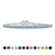 thumbnail image 1 of JeenMata Classic 5.5 TCW Corte redondo Diciembre - Topacio azul - Pulsera de tenis con piedra natal Diseño de eternidad - Chapado en oro blanco, Mujer, Adulto, 1 of 6