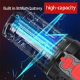 thumbnail image 4 of Fiudx Linterna Led de Alto Rendimiento y Largo Alcance, Cuerpo Abs Impermeable, Recargable Tipo C, 3 Modos de Iluminación, Ideal para Actividades Al Aire Libre, Caza, Pesca y Emergencias, Tamaño 13,5, 4 of 6