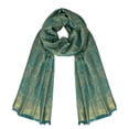 thumbnail image 3 of Peach Couture Women's Ravishing Reversible Jacquard Paisley Shawl Wrap Pashmina, 3 of 8