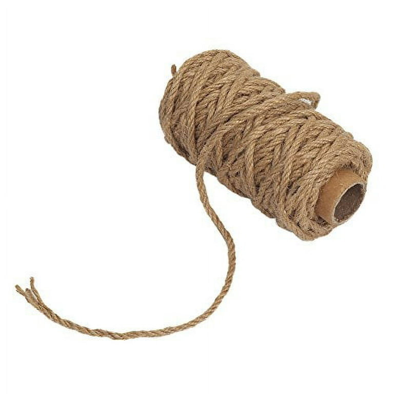 tifanso Natural Jute Twine String - 984 Feet Thick Twine for