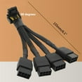 thumbnail image 5 of 12cm 16Pin to 4 x 8 Pin GPU Adapter 16Pin to 8Pin Female Graphics Card Cable, 5 of 9