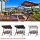 thumbnail image 5 of Toldo columpio superior para exteriores cubierta impermeable parasol para jardín Patio, 5 of 8