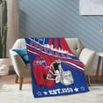 thumbnail image 3 of Buffalo Football Blanket 60"x50" Rugby Soft Lightweight Throw Blanket Gifts for Football Fans Style2, 3 of 6