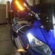 thumbnail image 1 of Espejos retrovisores de motocicleta estilo carrera con intermitentes LED aptos para CBR 600 F3 F4 F4i, 1 of 7