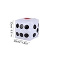 thumbnail image 3 of Dpityserensio Inflatable Giant Dice PVC Giant Number Cube for Outdoor Games 11.8in Fun Interactive Prop for Birthday Pool Beach Activities, 3 of 6