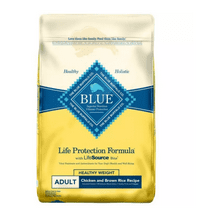 Blue Buffalo Life Protection Adult Healthy Weight Chicken and Brown Rice Recipe Dry Dog Food 30 lb