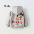 thumbnail image 4 of Sudadera de felpa de manga larga para niños y niñas, abrigo deportivo con estampado de pato Donald y Minnie, ropa informal para otoño, novedad, 4 of 4