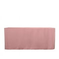 thumbnail image 3 of BalsaCircle 6 feet Dusty Rose Fitted Polyester Tablecloth, 3 of 8