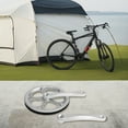 thumbnail image 3 of Aluminium Alloy Folding Bike Crankset with 52T Chainring and 170mm Cranks, 3 of 8