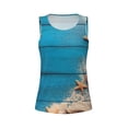 thumbnail image 4 of Gaeub Shells and Starfish Women's Workout Tank Tops Lightweight Sleeveless Shirts for Women for Athletic Running Tennis Yoga - Large, 4 of 9