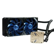 LESHP Damping Rubber Pad LED Fan Double Ball Long Life Liquid Cooler Double Water Cooling Radiator For Computer Case