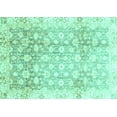 thumbnail image 1 of Ahgly Company Indoor Rectangle Oriental Turquoise Blue Traditional Area Rugs, 7' x 10', 1 of 4