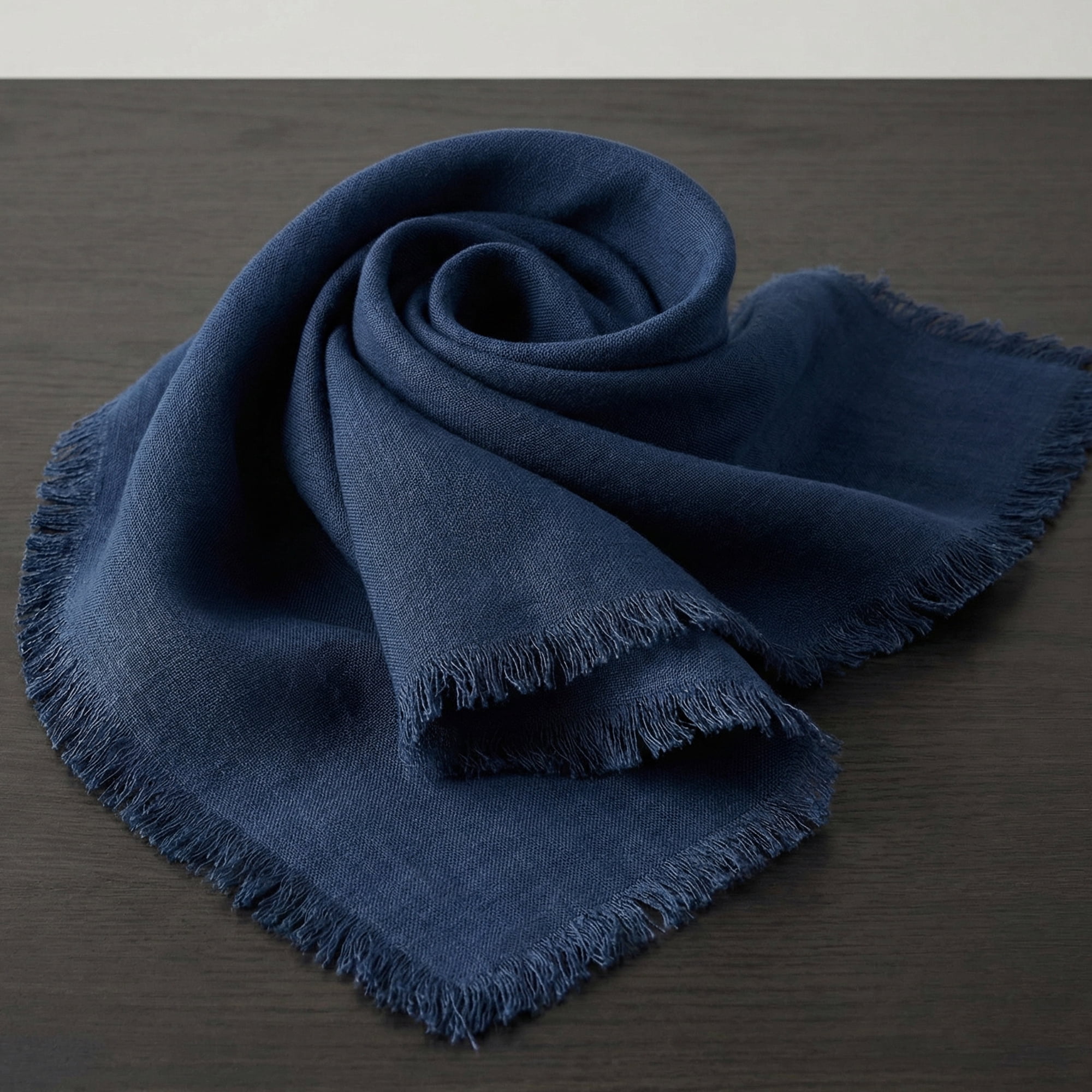 Unique Bargains 6Pcs Cotton Reusable Dinner Cloth Napkins Navy Blue 18x18inch