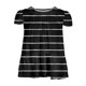 thumbnail image 4 of Camisetas de cuello redondo para mujer Camisetas estampadas Camiseta de manga corta Blusa Dobladillo irregular Tops Fridja bn3280, 4 of 5