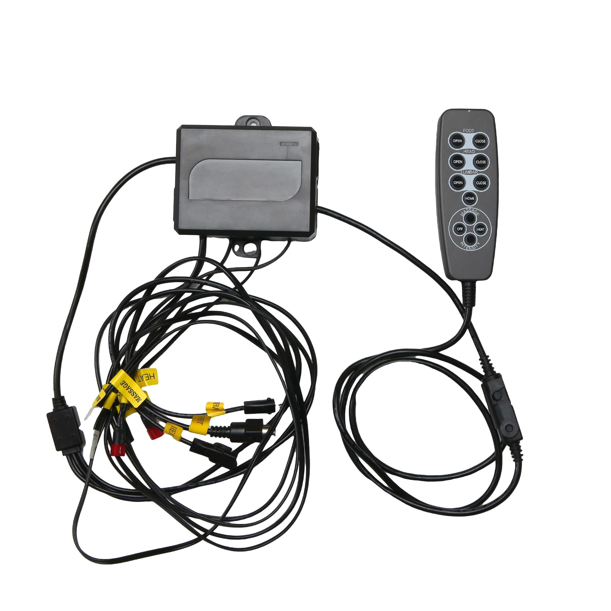 Mulin Model MLSK91-A1 11 Buttons Remote Hand Control with USB and Junction Box for Power Recliner Lift Chairs