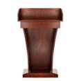 thumbnail image 2 of AdirOffice Support de Haut-Parleur en Bois de Cerisier avec Tiroir et Espace de Rangement, 2 of 11