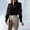 Black#2, variant on LEBONYARD Long Sleeve Tops for Women,Women's Lace Casual Top Women's V-Neck Zipper Loose Shirt Women's Shirt Top Black L