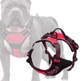 thumbnail image 4 of Arnés de chaleco de seguridad para perros, ligero, reflectante, , cómodo para , caminar, entrenar al aire libre, varios tamaños, perros M rojo Sunnimix Arnés de chaleco para perros, 4 of 7