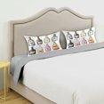 thumbnail image 3 of Yayeee Pillowcase Queen Size Set of 2 Satin Wrinkle Resistant Pillow Case, Happy Face Bottles, 3 of 7