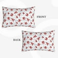 thumbnail image 2 of Fuzoiu Cartoon Lobsters Print Fuzzy Pillowcases, Super Soft Pillow Case Cover with Zipper for Bedroom, Sofa, Couch,Cozy Pillow Shams for All Seasons-16"x24", 2 of 6