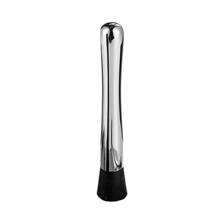 

HomeLife Bar Muddler Electroplating Rhombus Head Stainless Steel Rust Resistant Cocktail Muddler for Shop