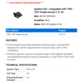 thumbnail image 2 of Ignition Coil - Compatible with 1995 - 1997 Honda Accord 2.7L V6 1996, 2 of 2