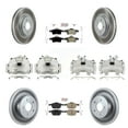 thumbnail image 1 of Transit Auto Front Rear Disc Brake Caliper Coated Rotors and Ceramic Semi-Metallic Pads Kit (10Pc) for Car 2013 Ford Escape FWD with 1.6L KCG-102341N, 1 of 2