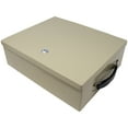 thumbnail image 5 of Nadex Steel Security Chest, Fire Retardant Box with Lock and Key | 14.5 x 11 x 4 Inch Fire Security Chest Internal 12-3/16" x 10-3/16" x 3-1/2", 5 of 7