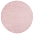 thumbnail image 2 of Safavieh Decora Shaggy Finola Solid Shag Area Rug, Pink, 6'7" x 6'7" Round, 2 of 10