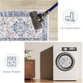 thumbnail image 4 of Kitchen Rugs and Mats, Yamaziot Kitchen Rug and Runners Set of 3, Anti Fatigue Mat for Floor, Washable Anti Slip Comfort Farmhouse Kitchen Runner Rug for Hallway Laundry Room Carpet, Blue, 4 of 7