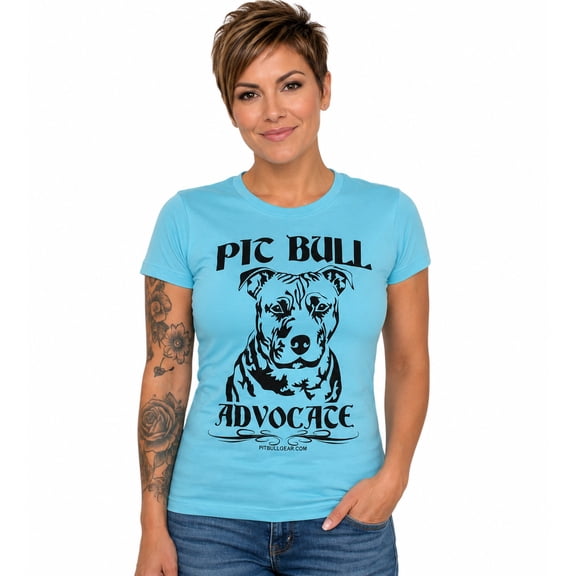 Pit Bull Advocate Womens Fitted Shirt & Bag Multi-pack Gift, Pitbull Accessories - FREE SHIPPING