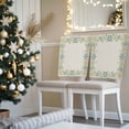 thumbnail image 3 of Retro Yellow Snowflake Chair Covers Set of 8 Winter Christmas Abstract Art Chair Back Covers Stretch Removable Washable Slipcovers Protector for Dining Room Kitchen Party Decor, 3 of 5