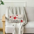 thumbnail image 4 of Valentines Day Pillow Covers 12x20, Happy Valentines Day Throw Pillow Covers Love Heart Throw Pillow Covers Hello Love Pillow Covers Farmhouse Decorative Pillow Covers for Sofa Couch Bedroom, 4 of 6