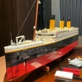 thumbnail image 6 of No-Name Titanic Cruise Ship Model Building Kits 14 Years & Up with Lights Multicolor, 6 of 8