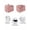 Pink Beige, variant on Valentine's Day Small Toaster Cover 2 Slice, Kitchen Appliance Covers, Watercolor Pink Heart Love Romance Toaster Oven Cover with Loop, Bread Machine Cover Polyester Dust Cover Protection