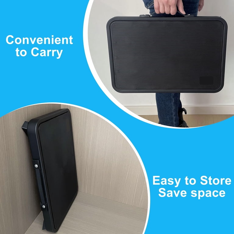 19"x12" Folding Aluminum RV Step Stool – Adjustable Height Platform For Campers & Trucks