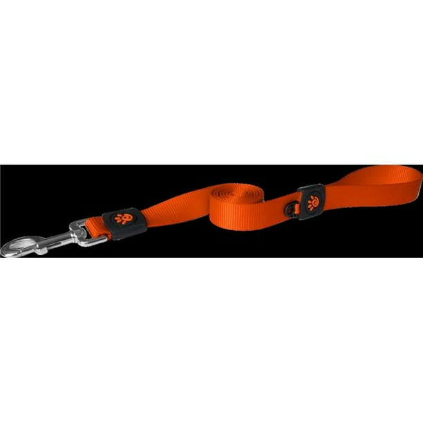 Doco DCSN201-S8M Signature en Nylon H-Harness Leash&44; Orange - Moyen