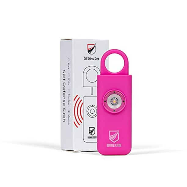 Original Defense® Sirena Alarma de Seguridad Personal para Mujeres, Ni