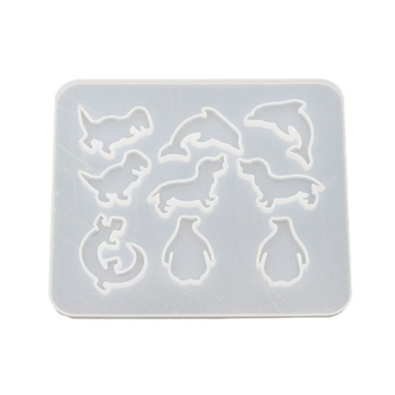 Resin Silicone Molds Pendant Making DIY Crystal Epoxy Mold Small Dinosaur Mould~ 