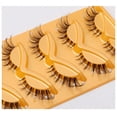 thumbnail image 3 of Zhuge 15 pares de pestañas postizas con purpurina y lentejuelas de colores, pestañas postizas de visón esponjoso con color para cosplay,pestañas postizas de 15 mm (ZZJ5-016), 3 of 3