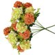 thumbnail image 5 of Ramo de flores artificiales hogar hotel tela de seda decoración floral fiesta de boda flor falsa, rosa coral 2 piezas Noticed ZHF0579-04, 5 of 6