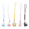 thumbnail image 5 of a refined and professional product description based on the title you provided:\n\n \n\n**5pcs Japanese Style Hanging Keychain Decor – Cute Fortune Cat, 5 of 5