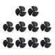 thumbnail image 4 of 10 Pcs 1.57 Inch Black Propeller Props for RC Model Boat w/ 2mm Motor Shaft, 4 of 4