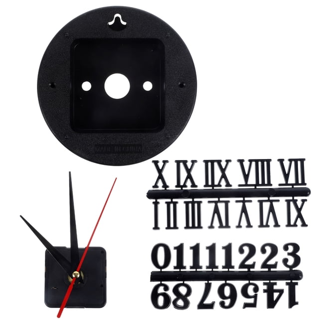 Shisuyan 1 Set Movement Mechanism Clock Motor Kit DIY Wall Clock Numbers Kit DIY Clock Kit with Numbers