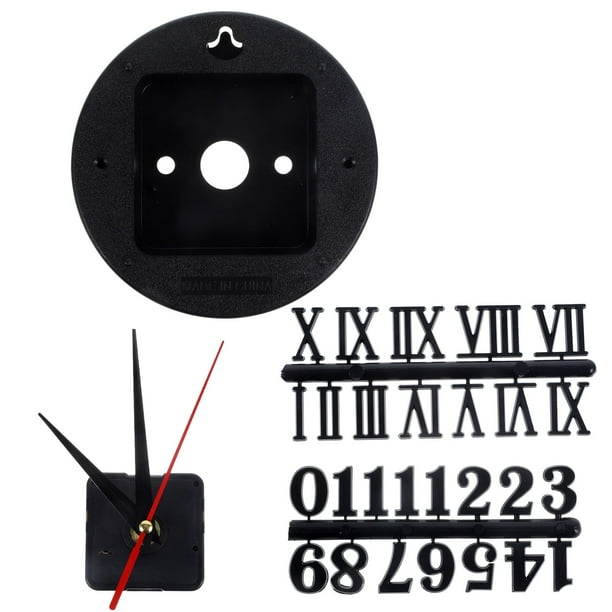 1 Mecanismo de movimiento establecido Kit de reloj del reloj Kit de reloj de reloj de pared de bricolaje kit de reloj de bricolaje con números