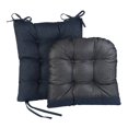 thumbnail image 6 of Klear Vu Gripper Non-Slip Omega 2-Piece Rocking Chair Cushion Set, Indigo Blue, 6 of 6