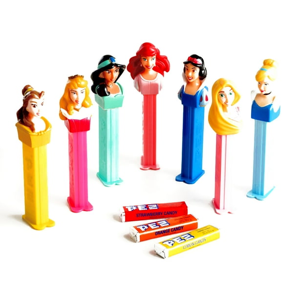 Pez Disney Princess Dispenser and Candy 0.87 oz each (3 Items Per Order)