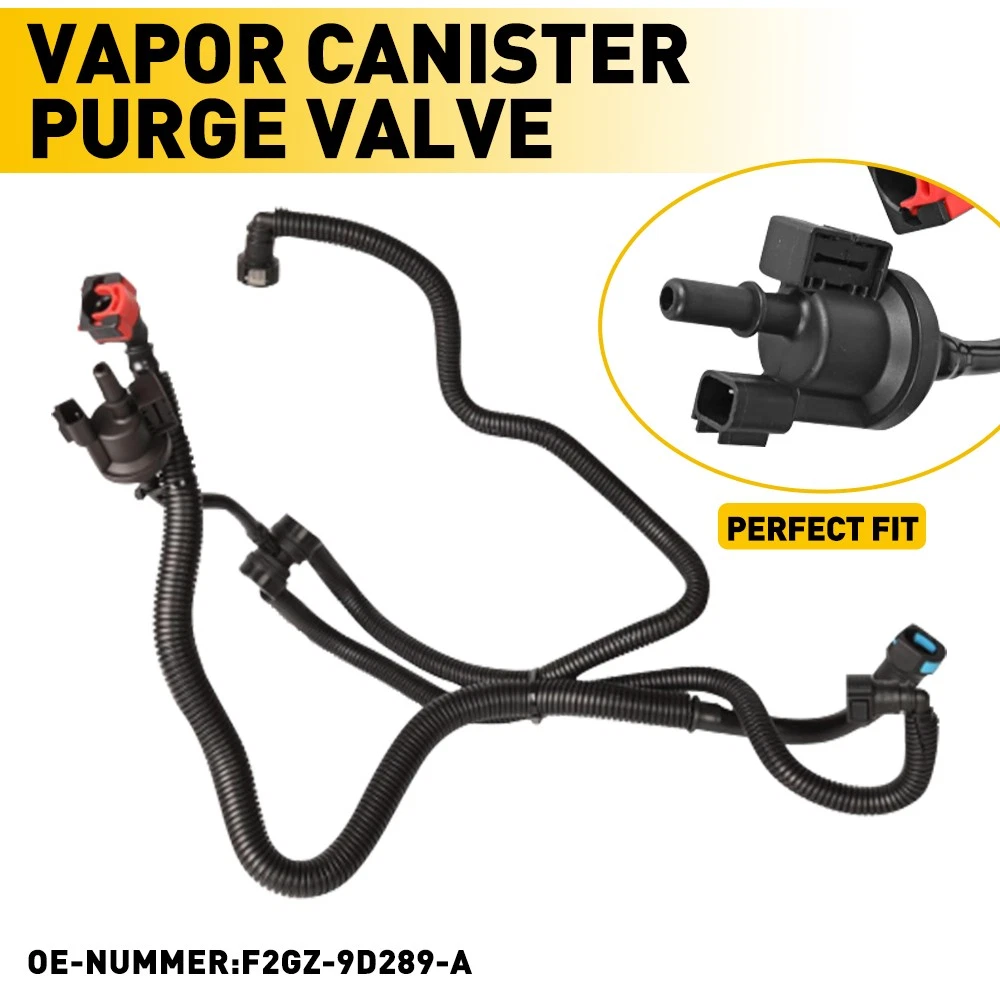 Canister Purge Vapor Valve Hose EVAP F2GZ-9D289-A For 2015-19 2.0L Edge EcoBoost